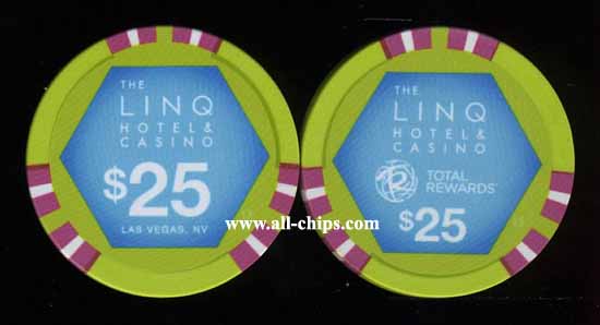 $25 LINQ Hotel & Casino 1st issue 