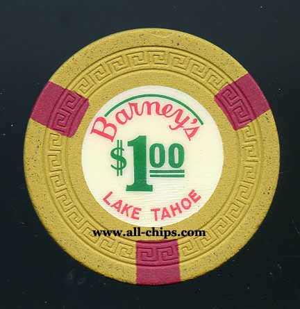 $1 Barneys 2nd issue Lake Tahoe 1963