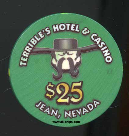 $25 Terrible's 1st issue Jean, NV.