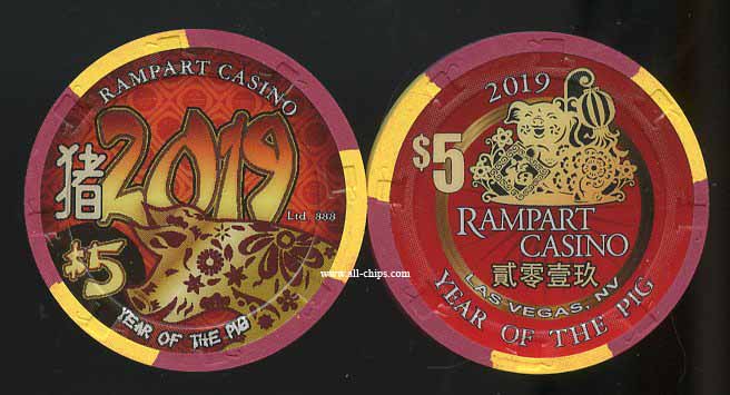 $5 Rampart Chinese New Year of the Pig
