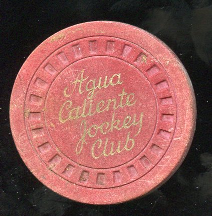 $5 Aqua Caliente Jockey Club Mexico