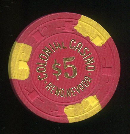 $5 Colonial Casino 1st issue 1978