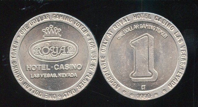 $1 Royal Casino 1990 Slot Token