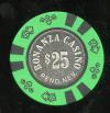 $25 Bonanza Casino 2nd issue 1980s 