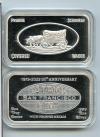 1 OZ. Patrick Mint & Prosper Metals Prairie Schooner, Covered Wagon Proof .999 Fine Silver Bar 