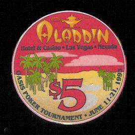 $5 Aladdin Oasis Poker Tournament 1993