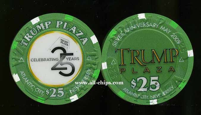 TPP-25s $25 Trump Plaza Celebrating 25 Years