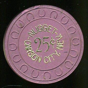 .25c Nugget Carson City 4th issue 1988