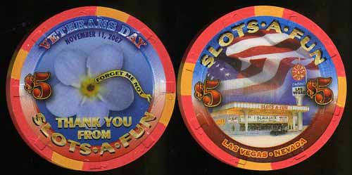 $5 Slots A Fun Veterans Day 2007