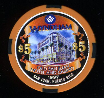 $5 Wyndham Old San Juan PR 1997