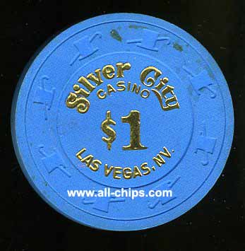 $1 Silver City Casino Las Vegas Casino Chip 3rd issue