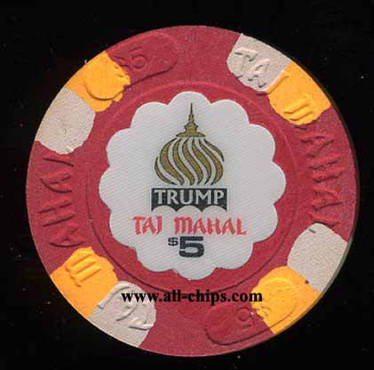 TAJ-5 $5 Taj Mahal 1st issue