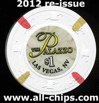$1 Palazzo 2nd issue Reissue 2012 (Lighter inlay)