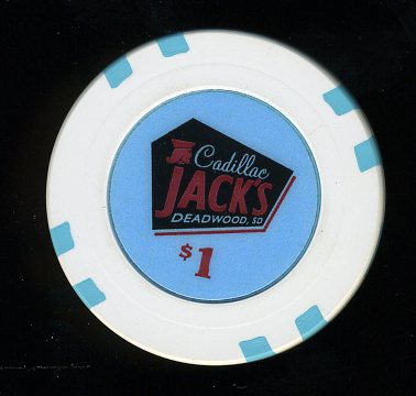 $1 Cadillac Jacks 1st issue Deadwood S.D.