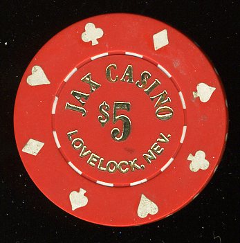$5 Jax Casino 3rd issue Lovelock