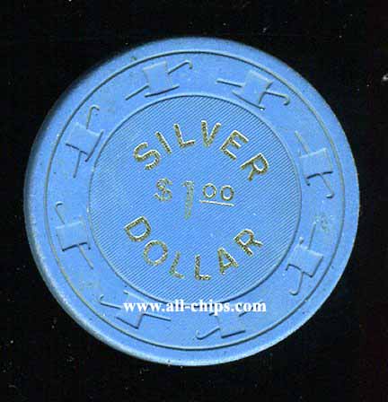 $1 Silver Dollar Casino 4th issue 1975