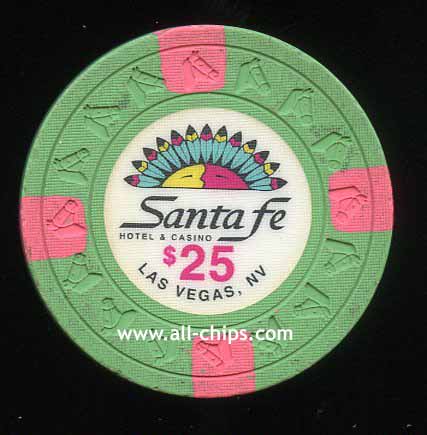 $25 Santa Fe Casino 1st issue 1991