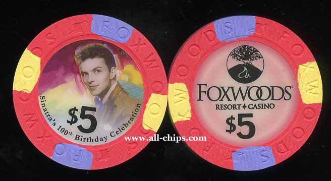 $5 Foxwoods Frank Sinatra 100th Birthday Celebration 