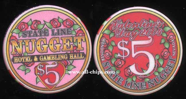 $5 Stateline Nugget Valentines Day 2004