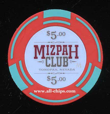 $5 Mizpah Club Tonopah NV