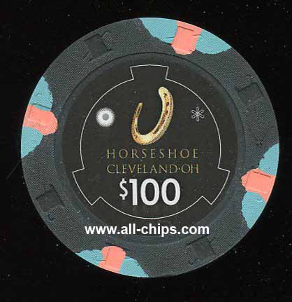 $100 Horseshoe Cleveland Ohio Back up