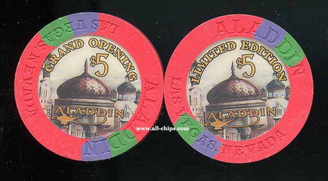 $5 Aladdin Grand Opening 2000