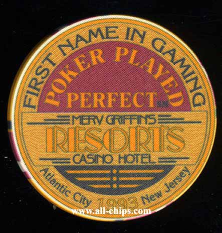 RES-1993 Resorts Oversized Poker Played Perfect