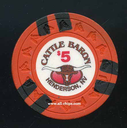 $5 Cattle Baron 1st issue 1991