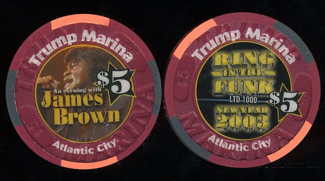MAR-5y Trump Marina New Year 2003 James Brown Ring in the Funk
