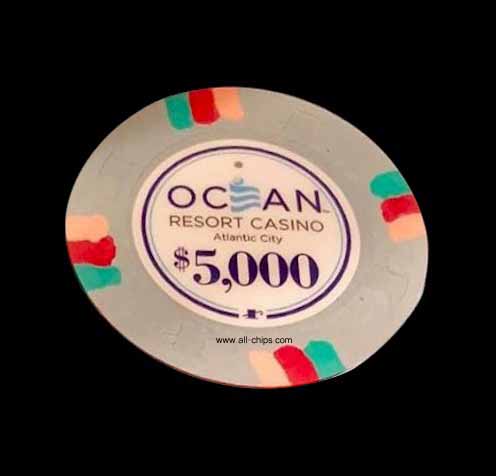 Ocean Reseort Casino Chip Atlantic City $1 One Dollar EX ....AUCT#6056 