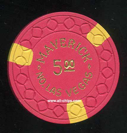 $5 Maverick Casino 2nd issue 1960s