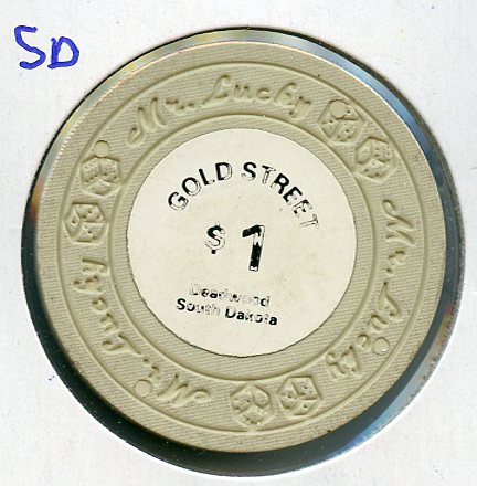 $1 Gold Street 1st issue Deadwood S.D.