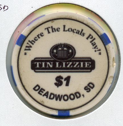 $1 Thin Lizzie 3rd? issue Deadwood S.D.
