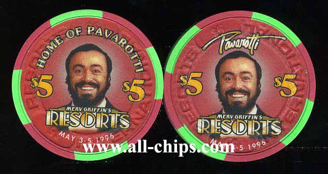 RES-5j $5 Resorts Pavarotti May 3-5 1996