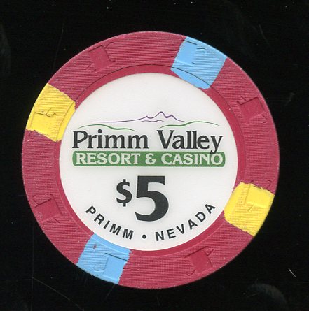 $5 Primm Valley 1st issue 1997
