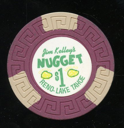 $1 Jim Kelleys Nugget 4th issue 1960s Reno - Tahoe