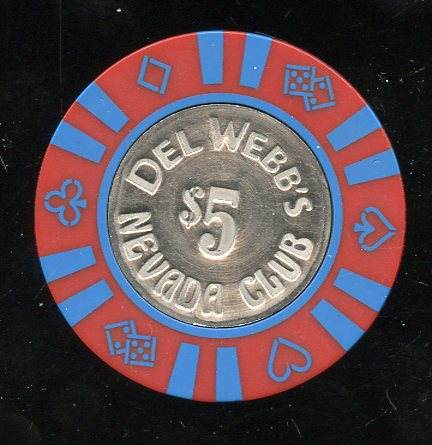 $5 Del Webbs Nevada Club 1st issue 1978