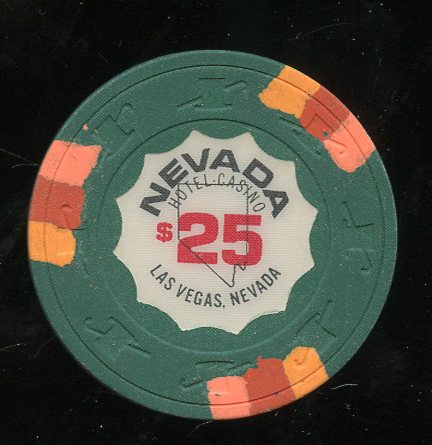 $25 Nevada Hotel 2nd issue 1990