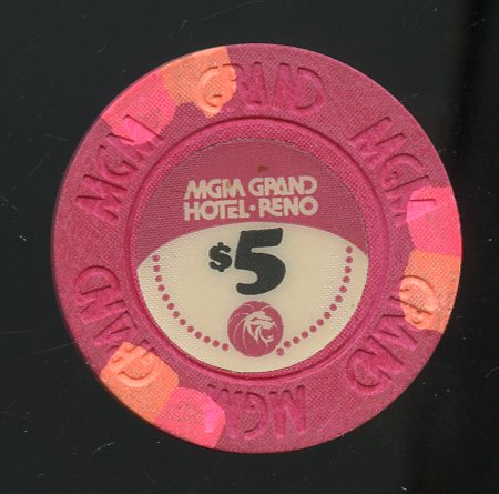 $5 MGM Grand Hotel 2nd issue 1983