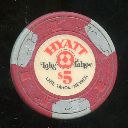 $5 Hyatt 1st issue 1976 Lake Tahoe