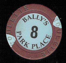 Ballys 4 Park Place Brown Table 8