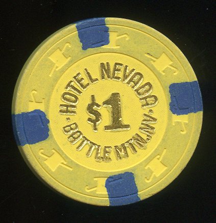 $1 Hotel Nevada 6th issue 1982 Battle Mountain