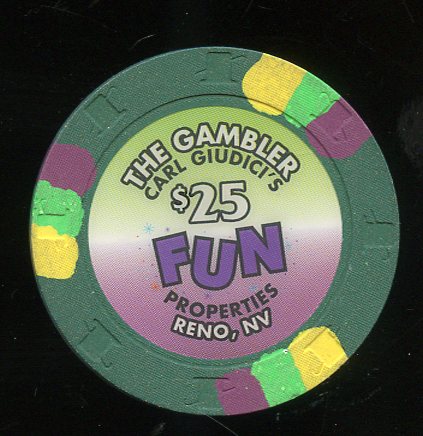 $25 Gambler Carl Giudicis 1st issue 1995