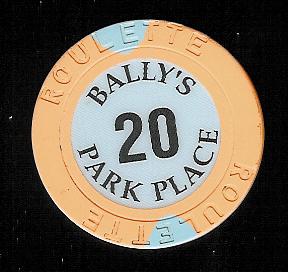 Ballys 4 Park Place Orange Table 20