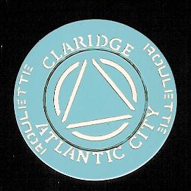 Claridge Lt. Blue Geometric Triangle