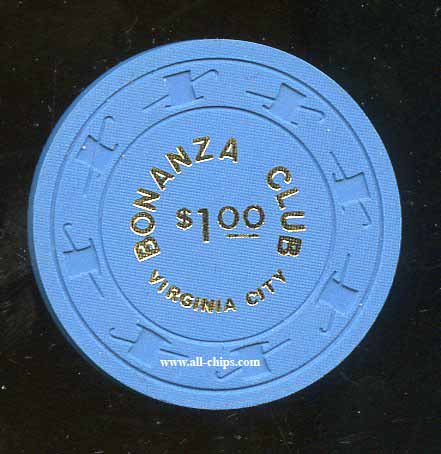 $1 Bonanza Club 1st issue Virginia City 1973