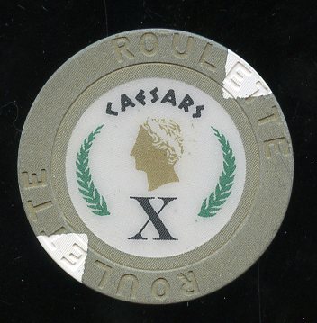 Caesars AC 2nd issue Grey Table X
