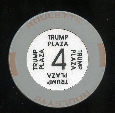 Trump Plaza 2nd issue Roulette Grey Table 4