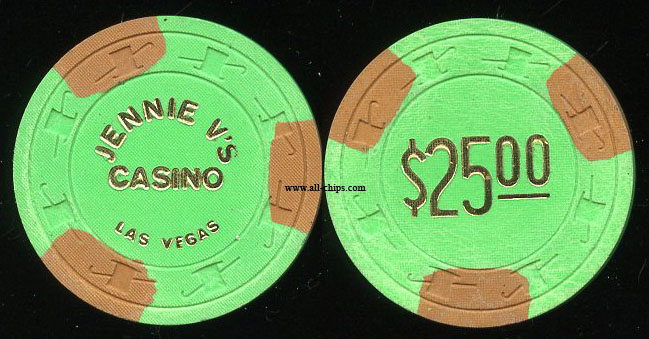 $25 Jennie V's Casino 1st issue 1976
