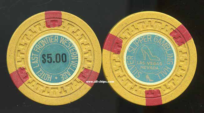 $5 Silver Slipper 1st issue / Last Frontier 1951 chip